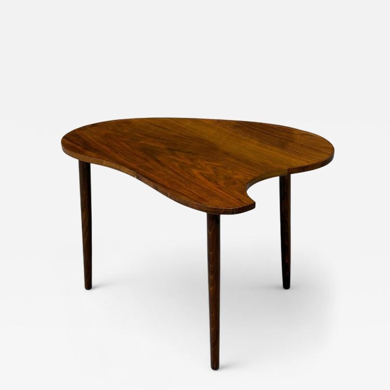 Danish Modern, Teak, Organic Form Side Table, Denmark, 1950s (1 of 11)