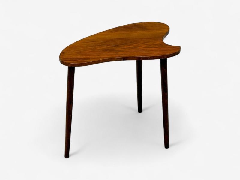 Danish Modern, Teak, Organic Form Side Table, Denmark, 1950s - 2
