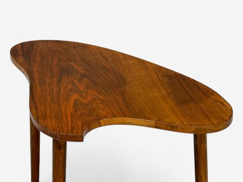 Danish Modern, Teak, Organic Form Side Table, Denmark, 1950s - 5
