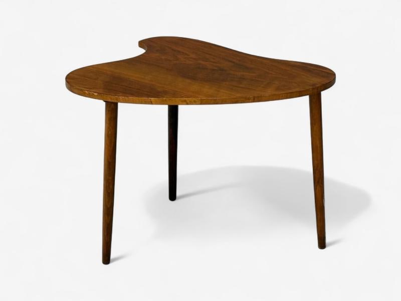 Danish Modern, Teak, Organic Form Side Table, Denmark, 1950s - 9