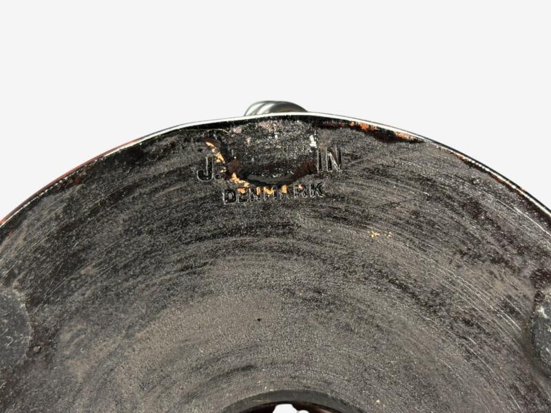 Danish Modern, Deep Red Stoneware, Table Lamp, Denmark, 1960s - 9