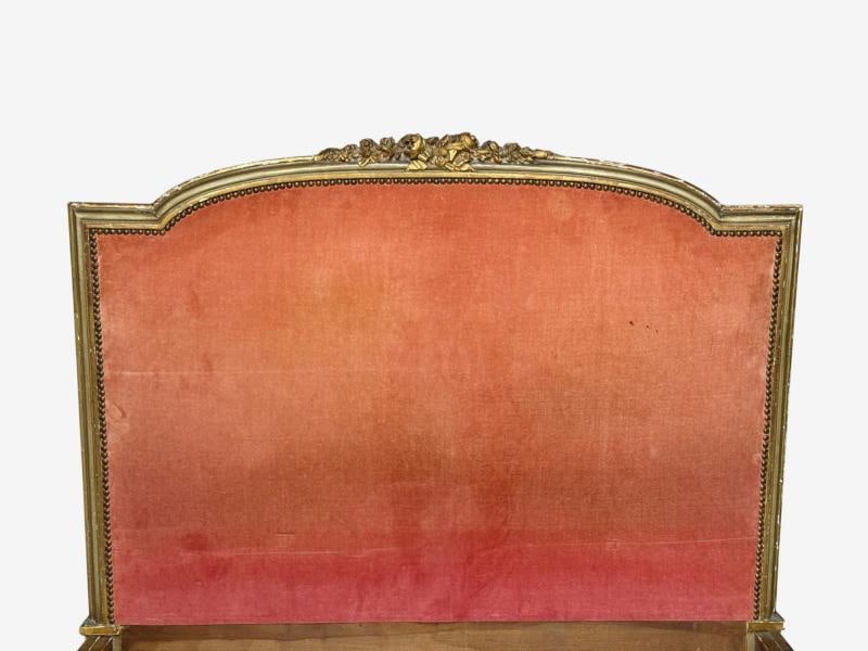 Neoclassical, Clayed Gilt, Carved Wood, Twin Bedframe, France, 1900s - 4