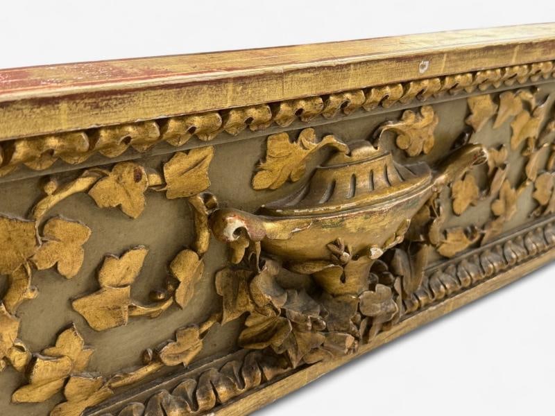 Neoclassical, Clayed Gilt, Carved Wood, Twin Bedframe, France, 1900s - 7