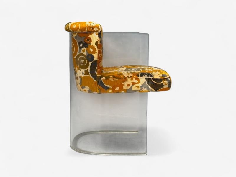 Vladimir Kagan, American Modern, Lucite, Fabric, Armchairs, USA, 1970s - 9