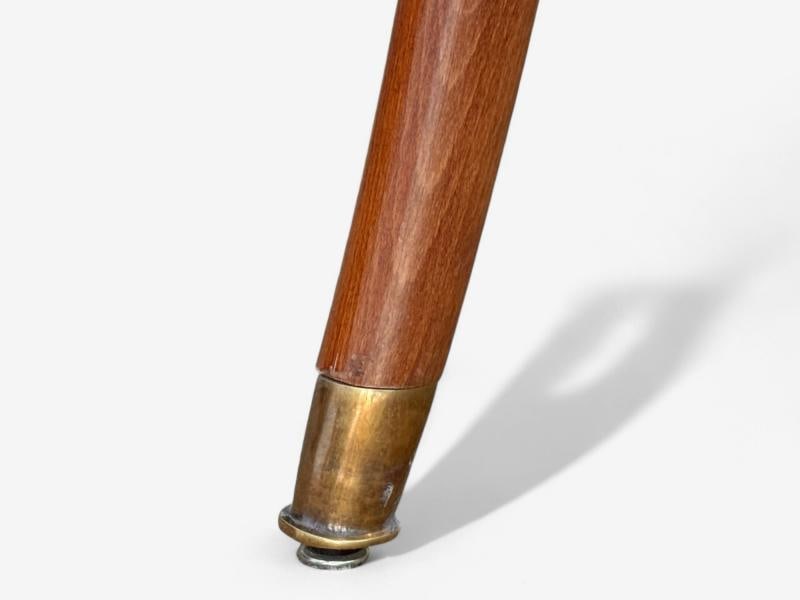 Maison Leleu Style, French Modern, White Mohair, Wood, Lounge Chairs, 1970s - 8