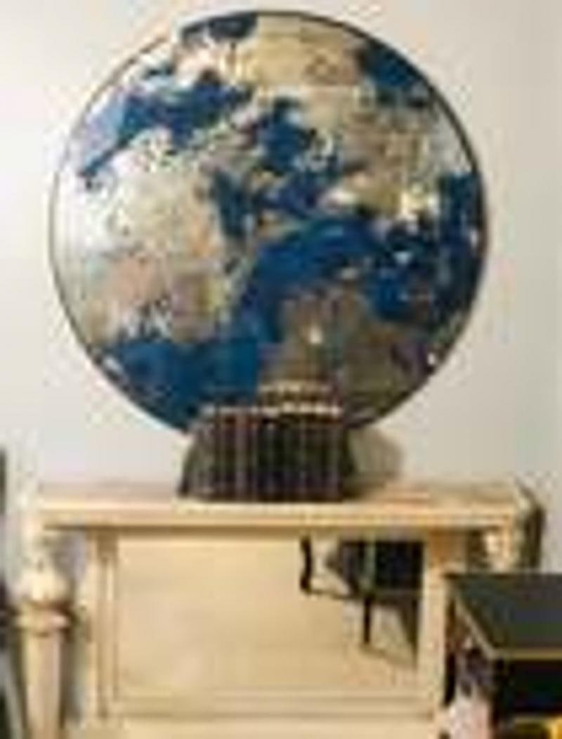 Art Deco Wall or Console Mirror, Table Top - 6