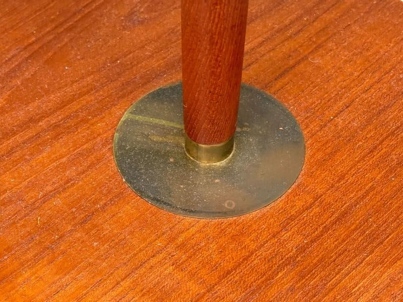 Danish Modern, Teak, Brass, Paper, Floor Lamp, Denmark, 1960s - 10