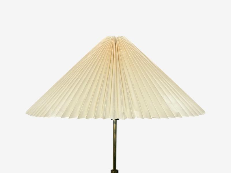 Danish Modern, Teak, Brass, Paper, Floor Lamp, Denmark, 1960s - 3
