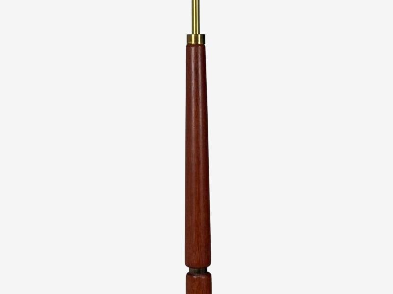 Danish Modern, Teak, Brass, Paper, Floor Lamp, Denmark, 1960s - 5