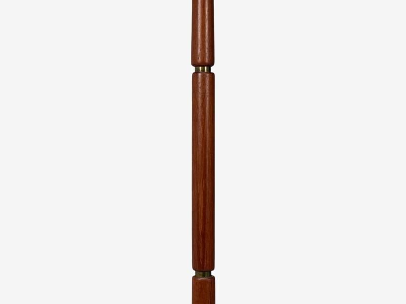 Danish Modern, Teak, Brass, Paper, Floor Lamp, Denmark, 1960s - 7