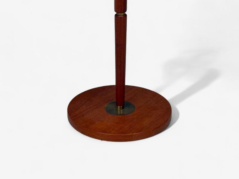 Danish Modern, Teak, Brass, Paper, Floor Lamp, Denmark, 1960s - 8