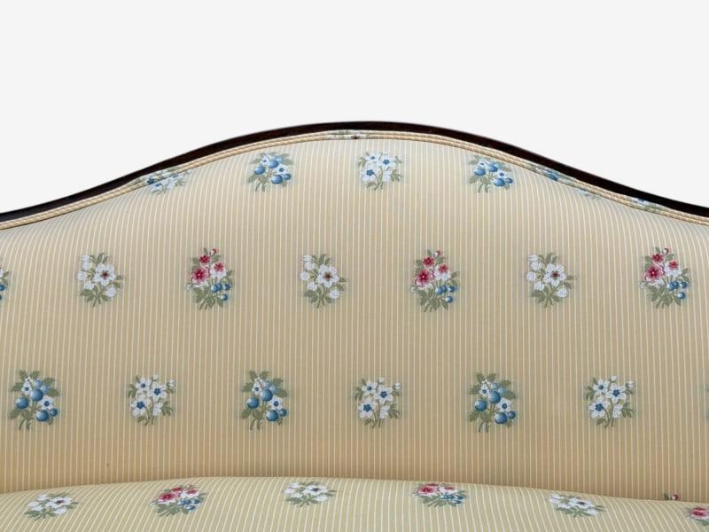 Hepplewhite Style, Mahogany, Scalamandre Upholstery, Loveseat, 1930s - 9