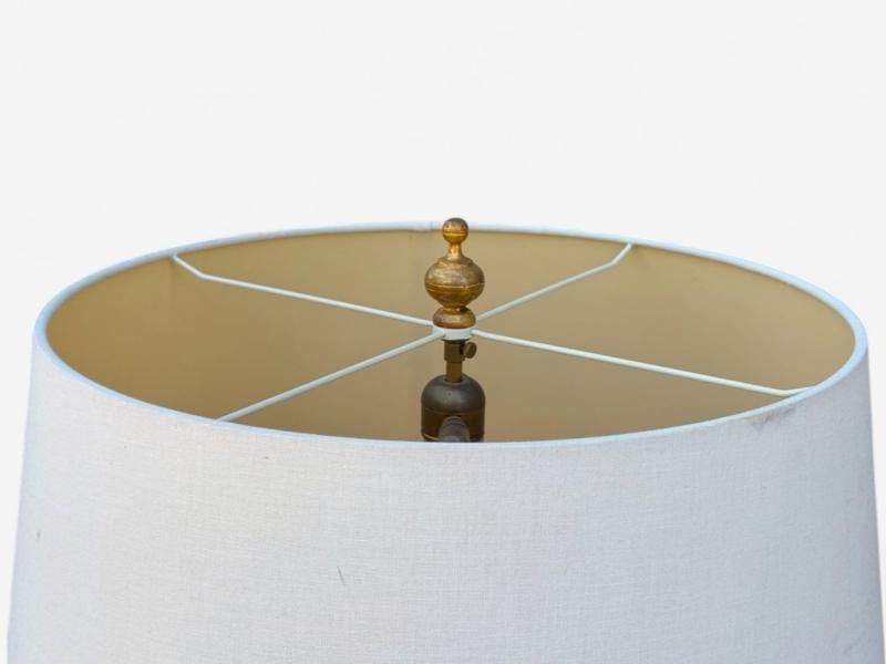 Hollywood Regency, Gilt Metal, Floral Floor Lamp, France, 1960s - 5