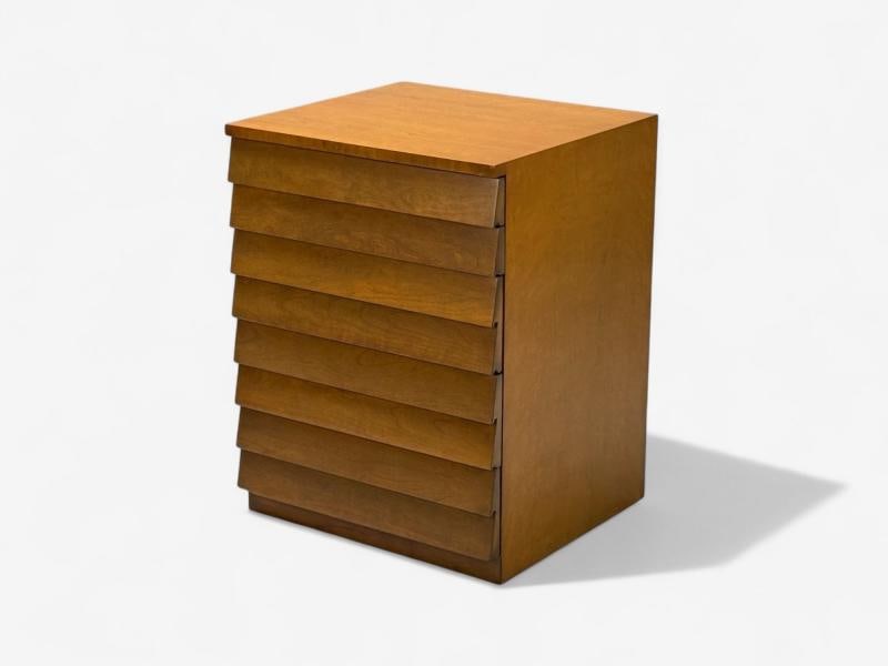 T.H. Robsjohn-Gibbings, American Modern, Maple, Nightstands, USA, 1960s - 5
