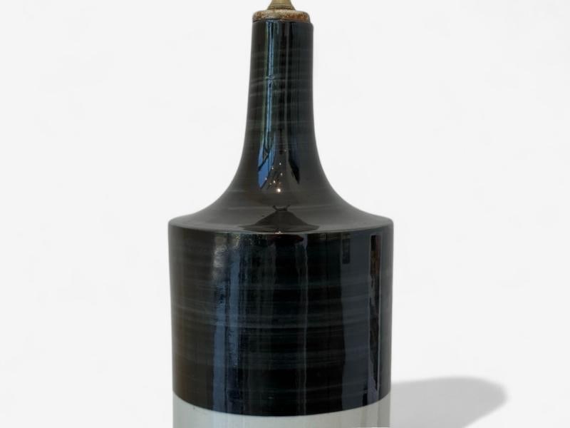 Gunvor Olin-Grönqvist, Glazed Ceramic, Large Table Lamp, Finland, 1960s - 4