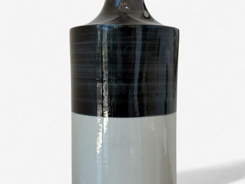 Gunvor Olin-Grönqvist, Glazed Ceramic, Large Table Lamp, Finland, 1960s - 5