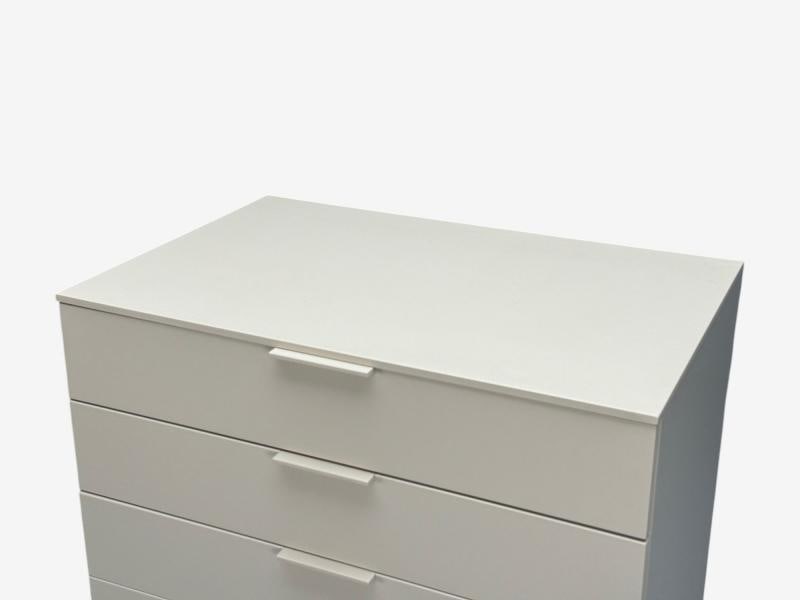 Guilio Cappelini, Cream Matte Lacquer, Highboy, Italy, 2010s - 4