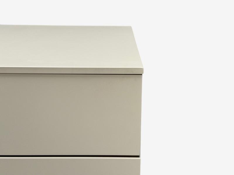 Guilio Cappelini, Cream Matte Lacquer, Highboy, Italy, 2010s - 5