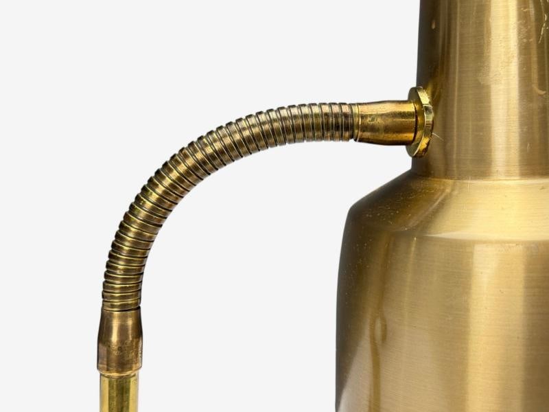 Armaturhantverk Tibro, Brass, Adjustable Desk Lamp, Sweden, 1960s - 5