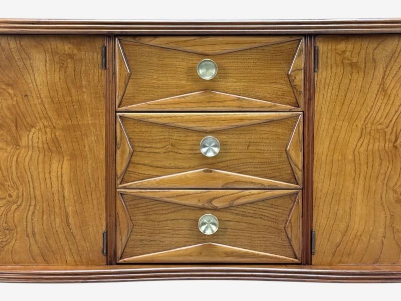Paolo Buffa, Italian Modern, Cherrywood, Brass, Sideboard, Italy, 1950s - 9