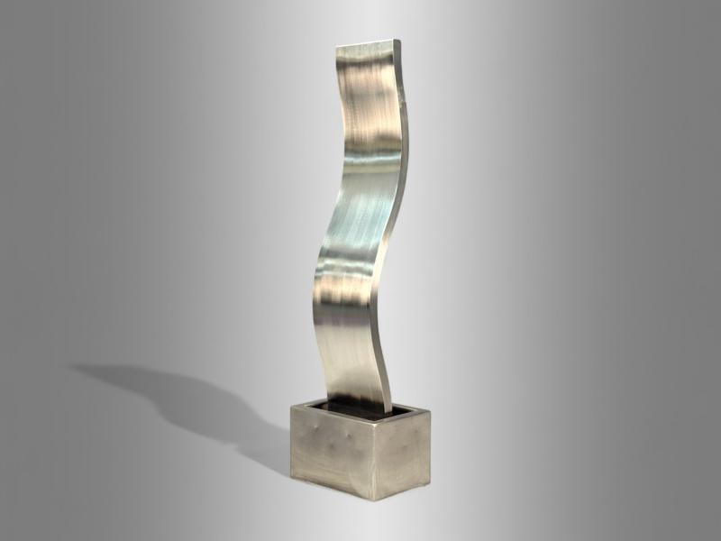 Archie Held, Contemporary, Stainless Steel, Monumental Water Sculpture, USA 2000 - 4