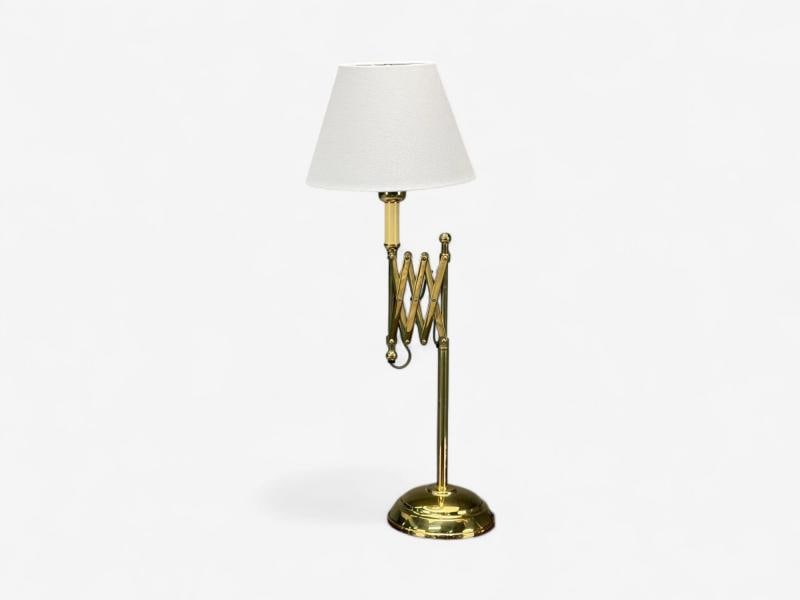 American Modern, Polished Brass, Adjustable Table Lamps, USA, 1980s - 5
