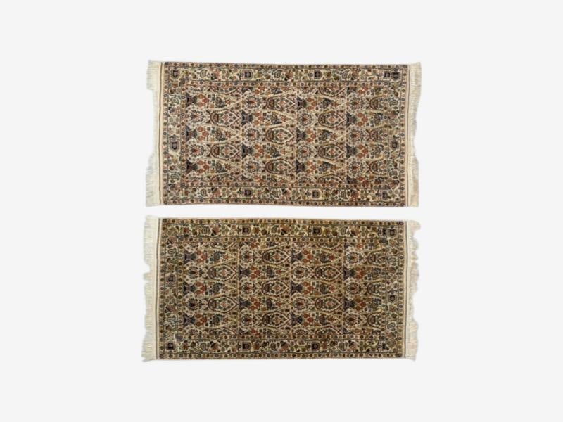 Traditional, Handwoven, Indian Wool Carpets, India, 1960s - 2