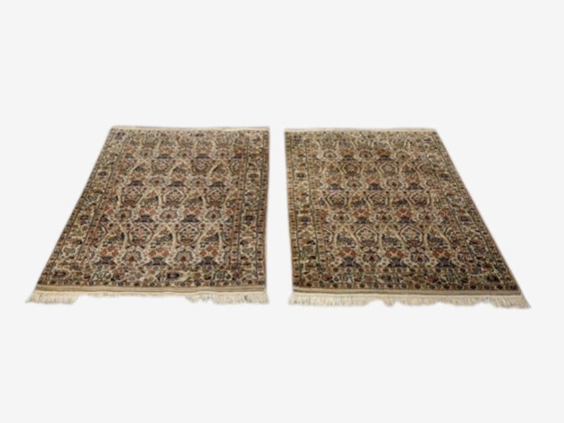 Traditional, Handwoven, Indian Wool Carpets, India, 1960s - 3