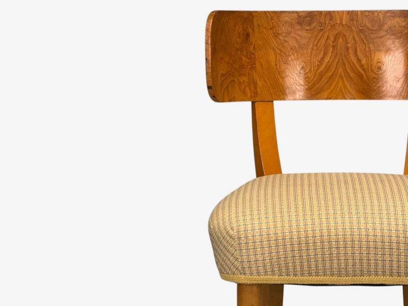 Axel Einar Hjorth, Nordiska Kompaniet, Birch, Rare Birka Chairs, Sweden, 1930s - 8