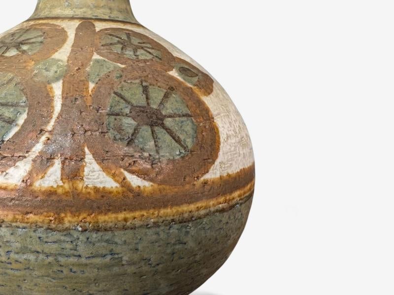 Søholm Keramik, Danish Modern, Beige Stoneware, Table Lamp, Denmark, 1960s - 6