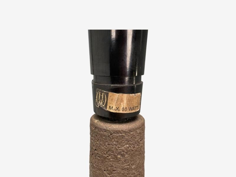 Løvemose Keramik, Brown Stoneware, Table Lamp, Denmark, 1960s - 7