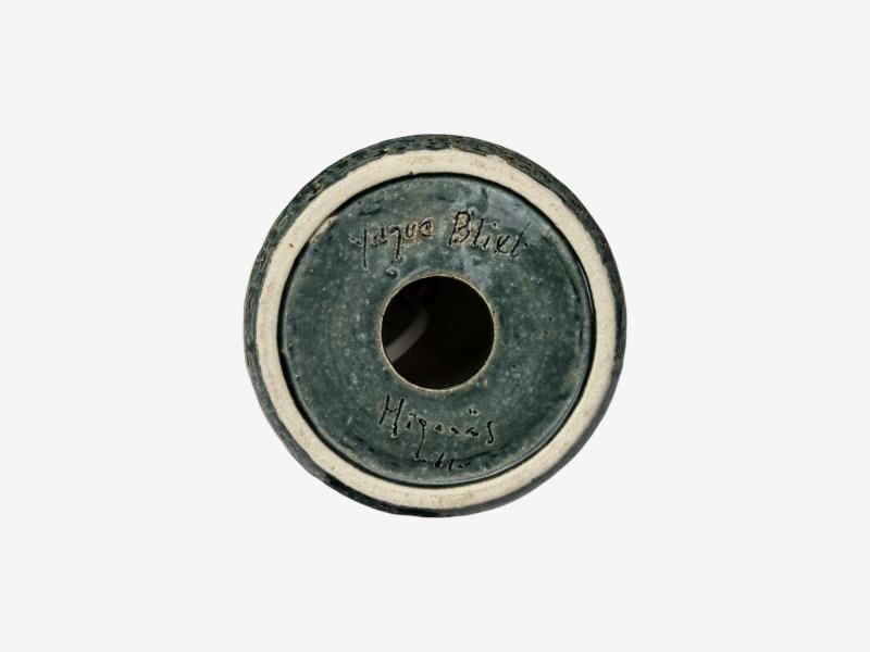 Yngve Blixt, Swedish Modern, Green Stoneware, Table Lamp, Sweden, 1960s - 8