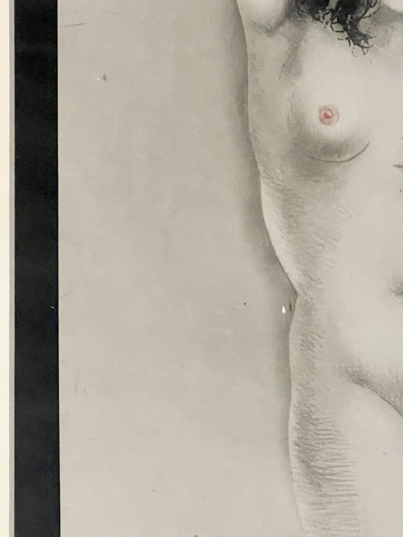 Hand Colored by Louis Icart: Slightly Swollen Areola. Authenticated - 8