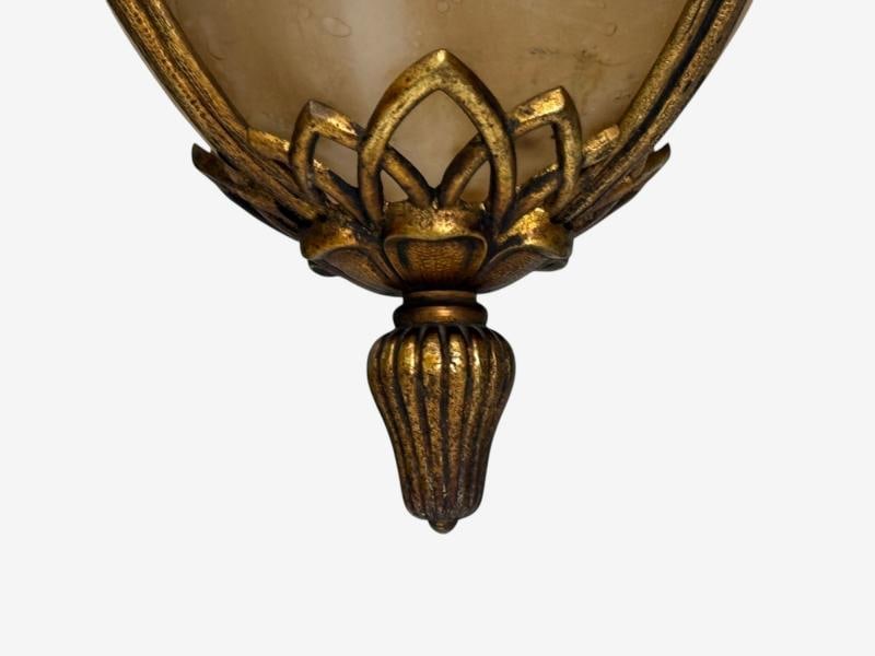 Muller Frères, French Art Deco, Bronze, Glass, Chandelier, France, 1920s - 4