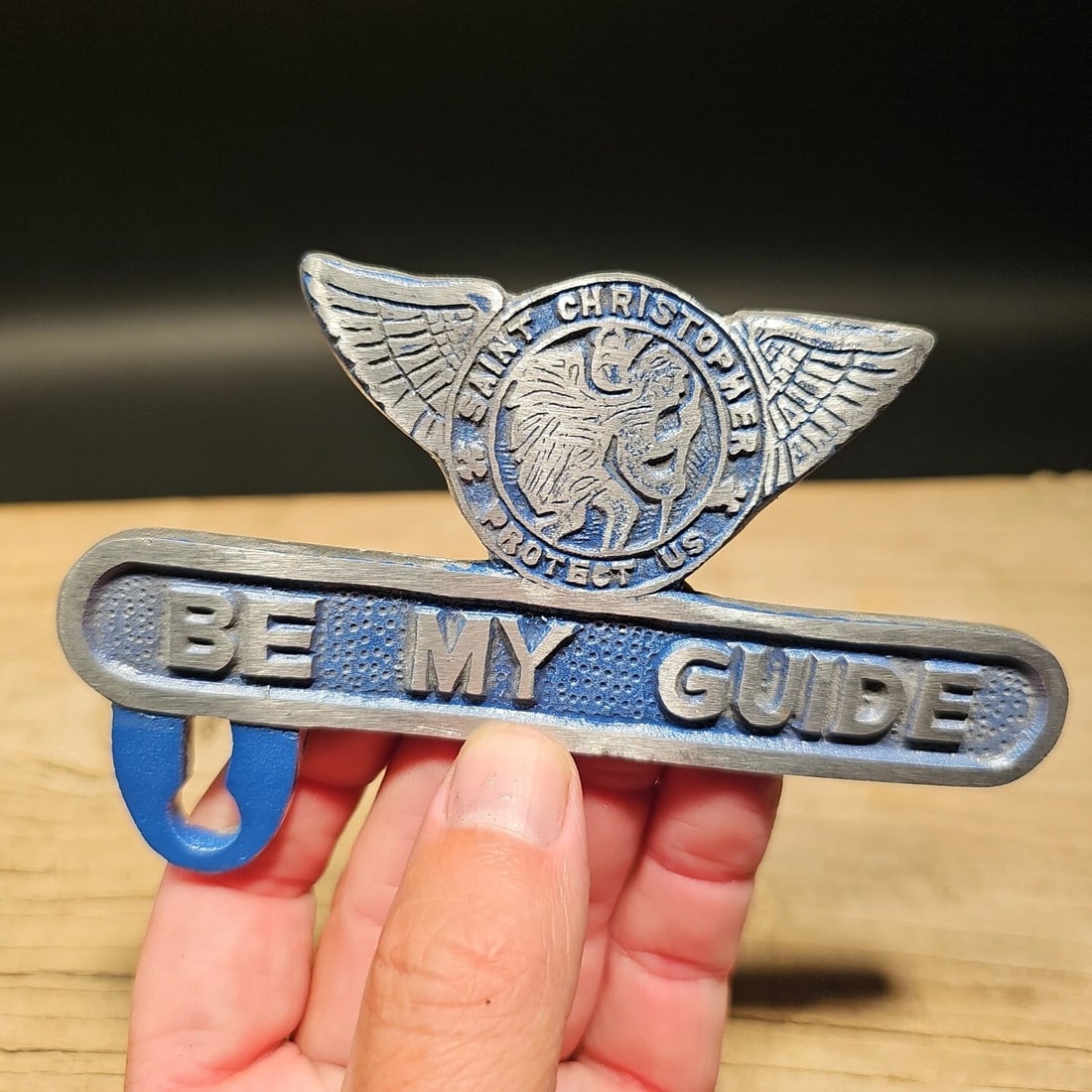 St. Christopher Plate Fob Topper - 11