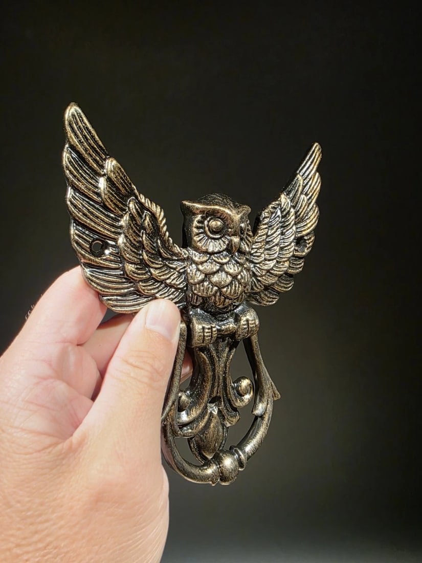 Cast Iron Owl Door knocker - 16