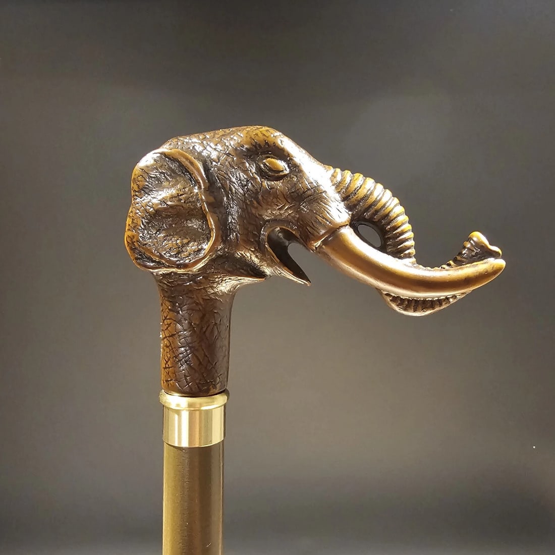 36" Elephant Walking Stick Cane - 10