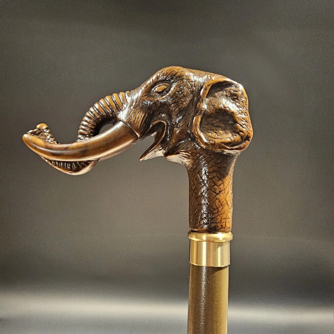 36" Elephant Walking Stick Cane - 12