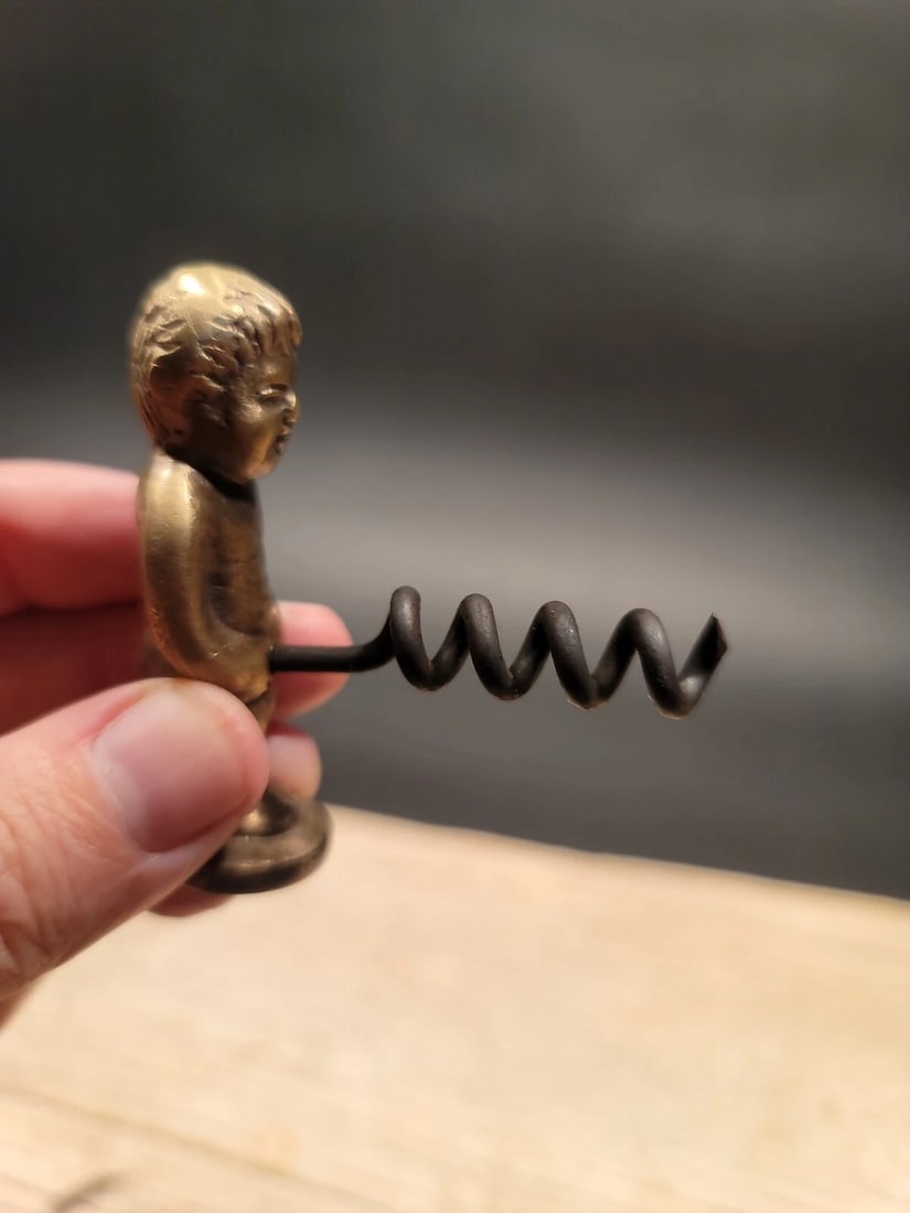 Boy Brass & Iron Corkscrew - 6