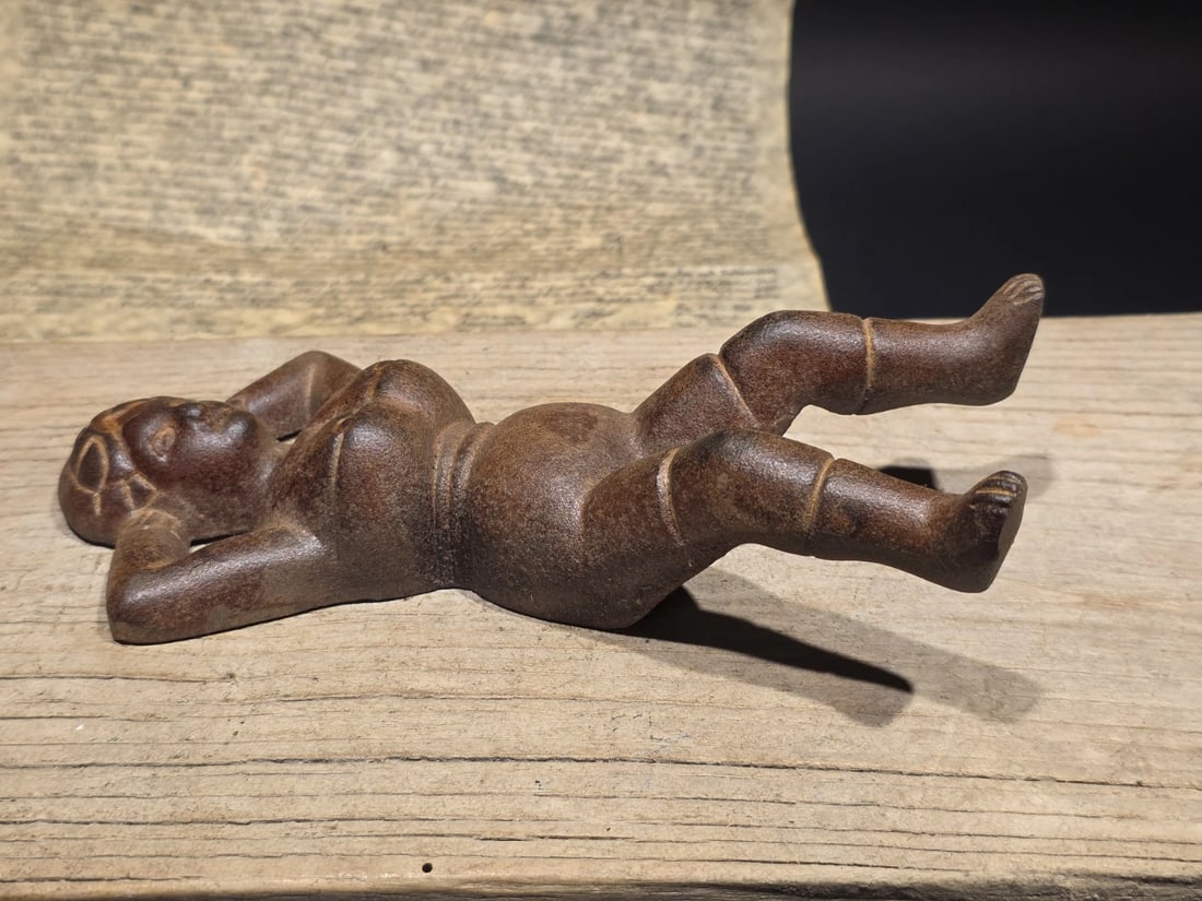 8.5" Cast Iron Figural Boot Jack Lady Boot Remover - 2