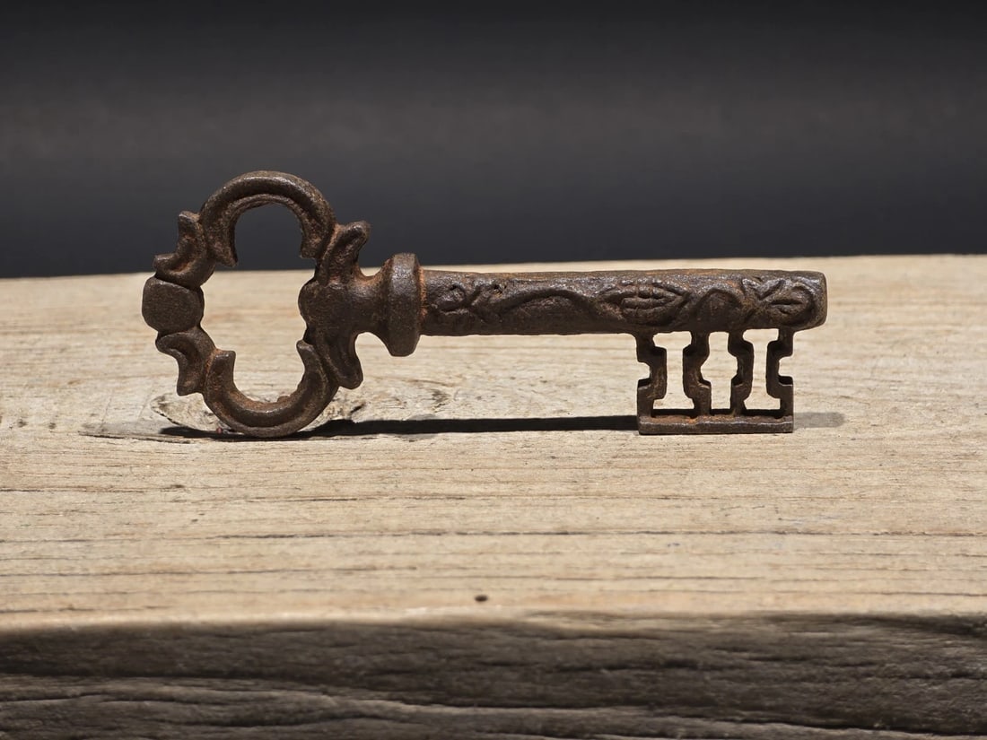 4" Iron Large Skeleton Church Key - 2