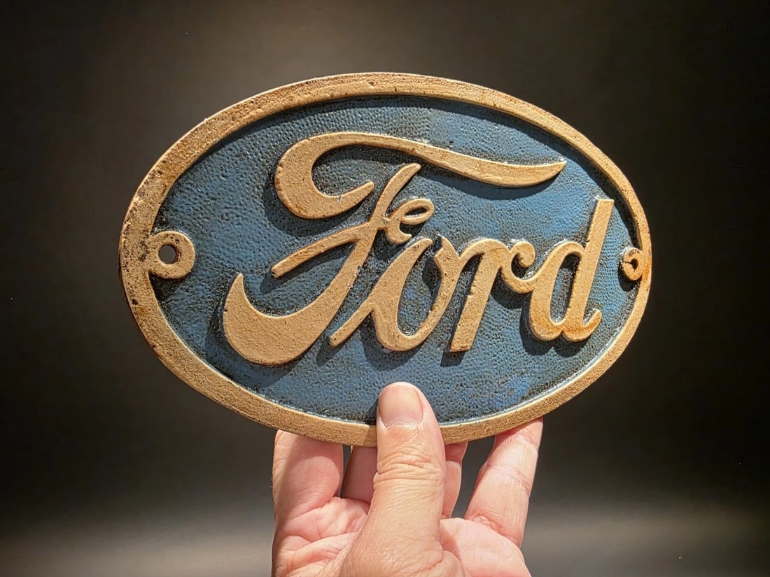 Cast Iron Ford Plaque Sign - 11