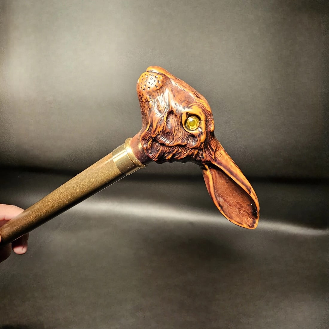 36" Jack Rabbit Walking Stick Cane - 9