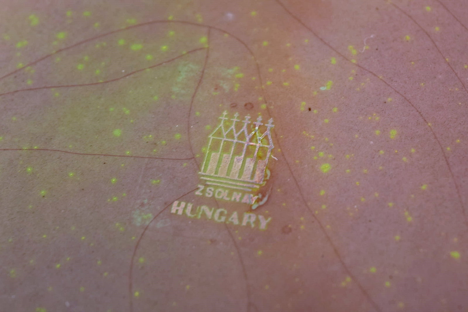 Unique Zsolnay vase in glazed ceramics. Beautiful eozin glaze. International exhibition of - 9