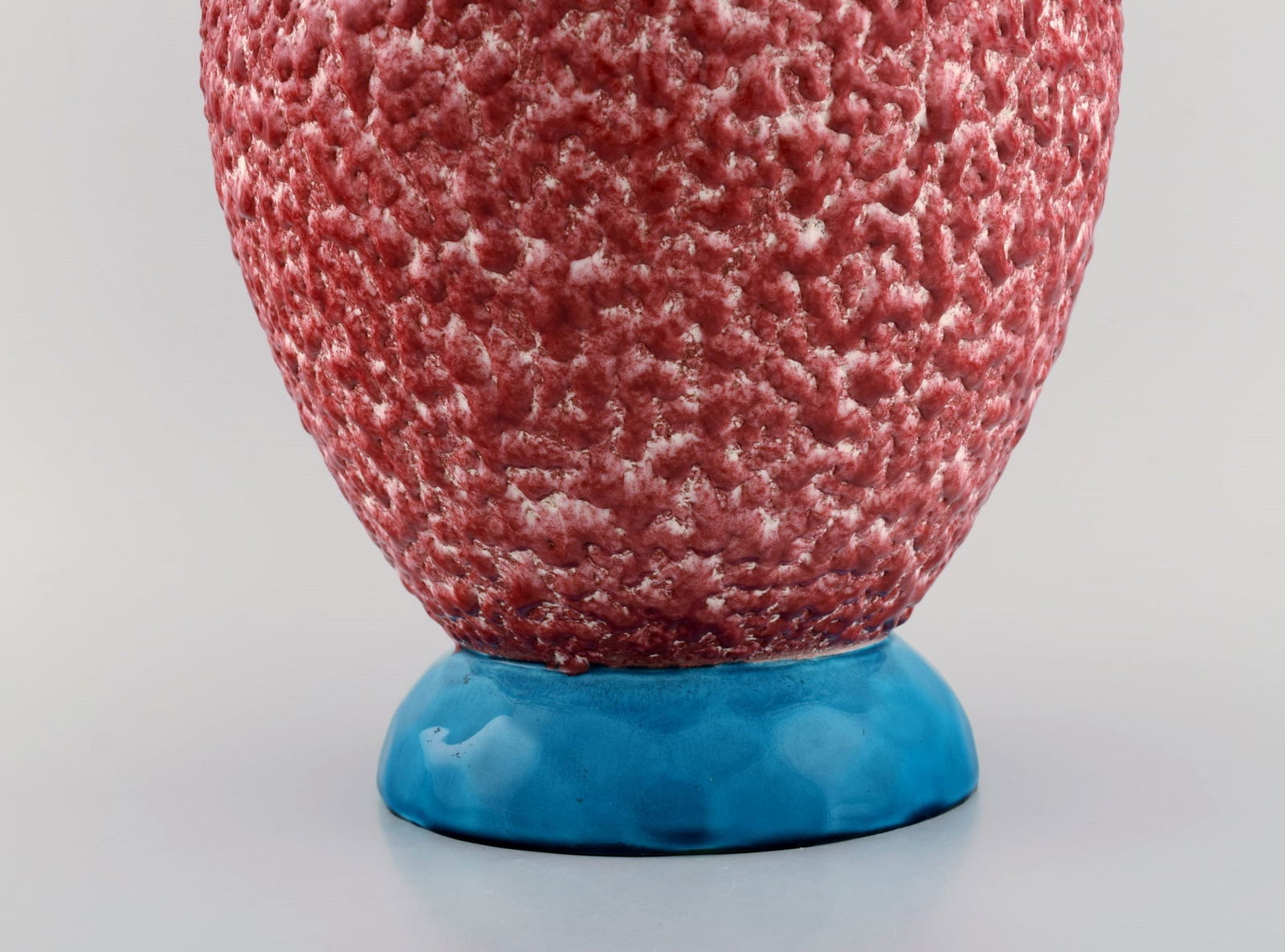 Paul Milet (1870-1930) for Sevres, France. Large art deco vase in glazed ceramics. Fantastic glaze - 5