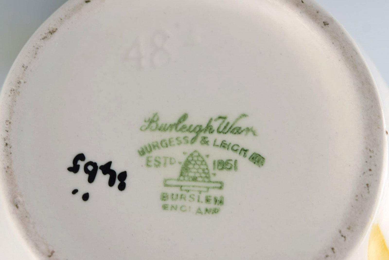 Burleigh Ware, England. Vase in glazed ceramics. Modernist design, mid 20th century. - 7