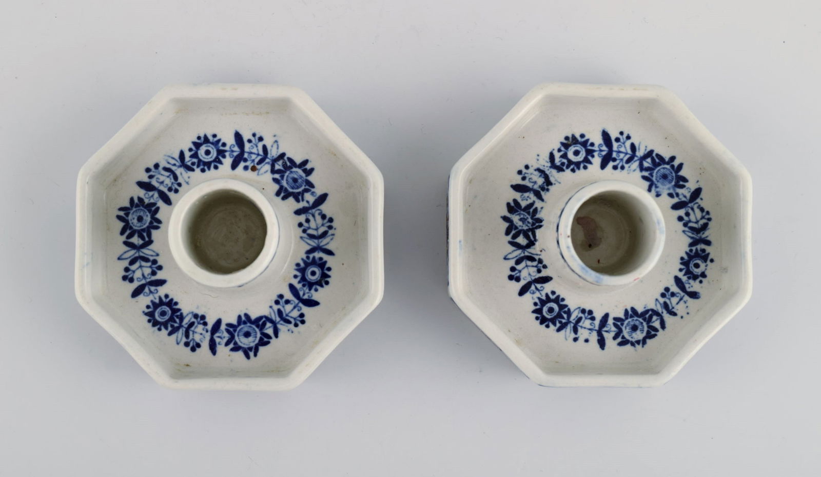 Arabia, Finland. Two candlesticks, two dishes, two tea caddies and a jug in glazed stoneware. Retro, - 4