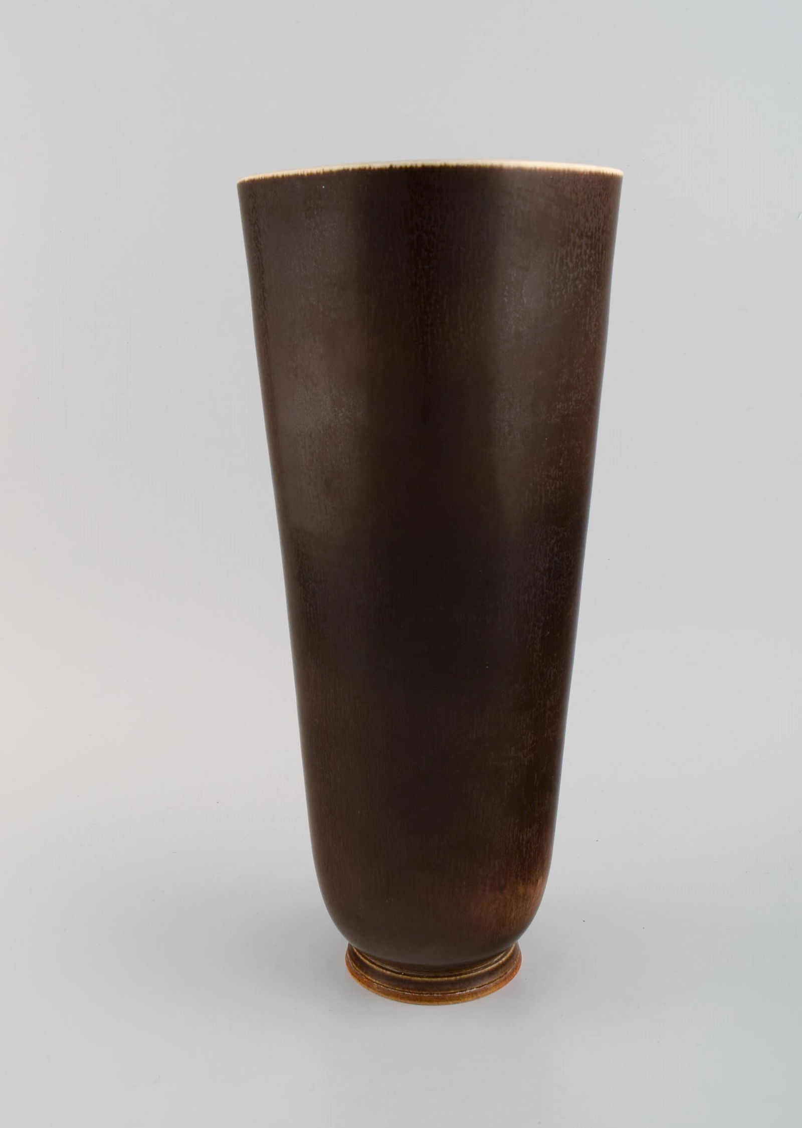 Berndt Friberg (1899-1981) for Gustavsberg Studiohand. Large vase in glazed stoneware. Beautiful - 3