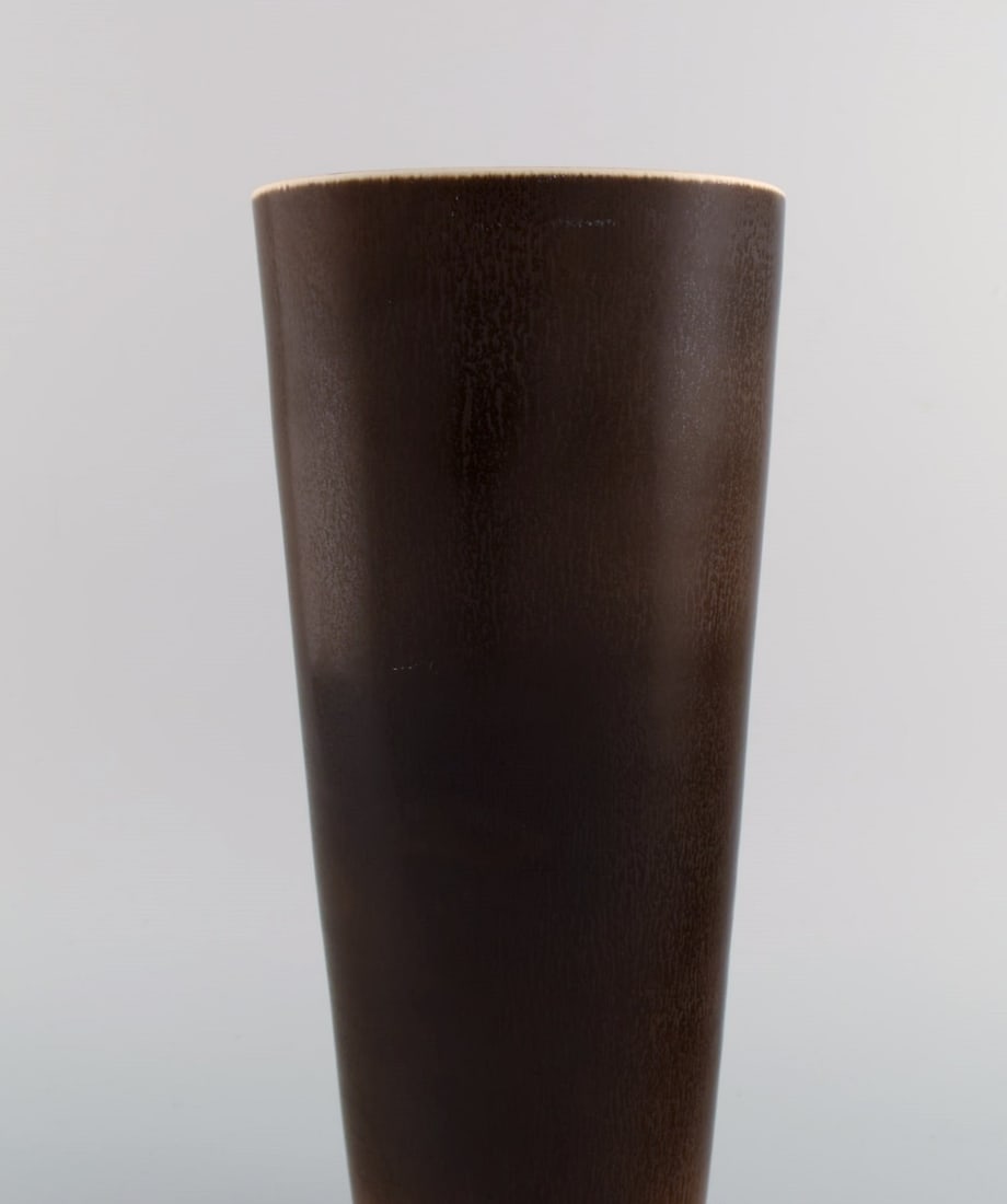 Berndt Friberg (1899-1981) for Gustavsberg Studiohand. Large vase in glazed stoneware. Beautiful - 5