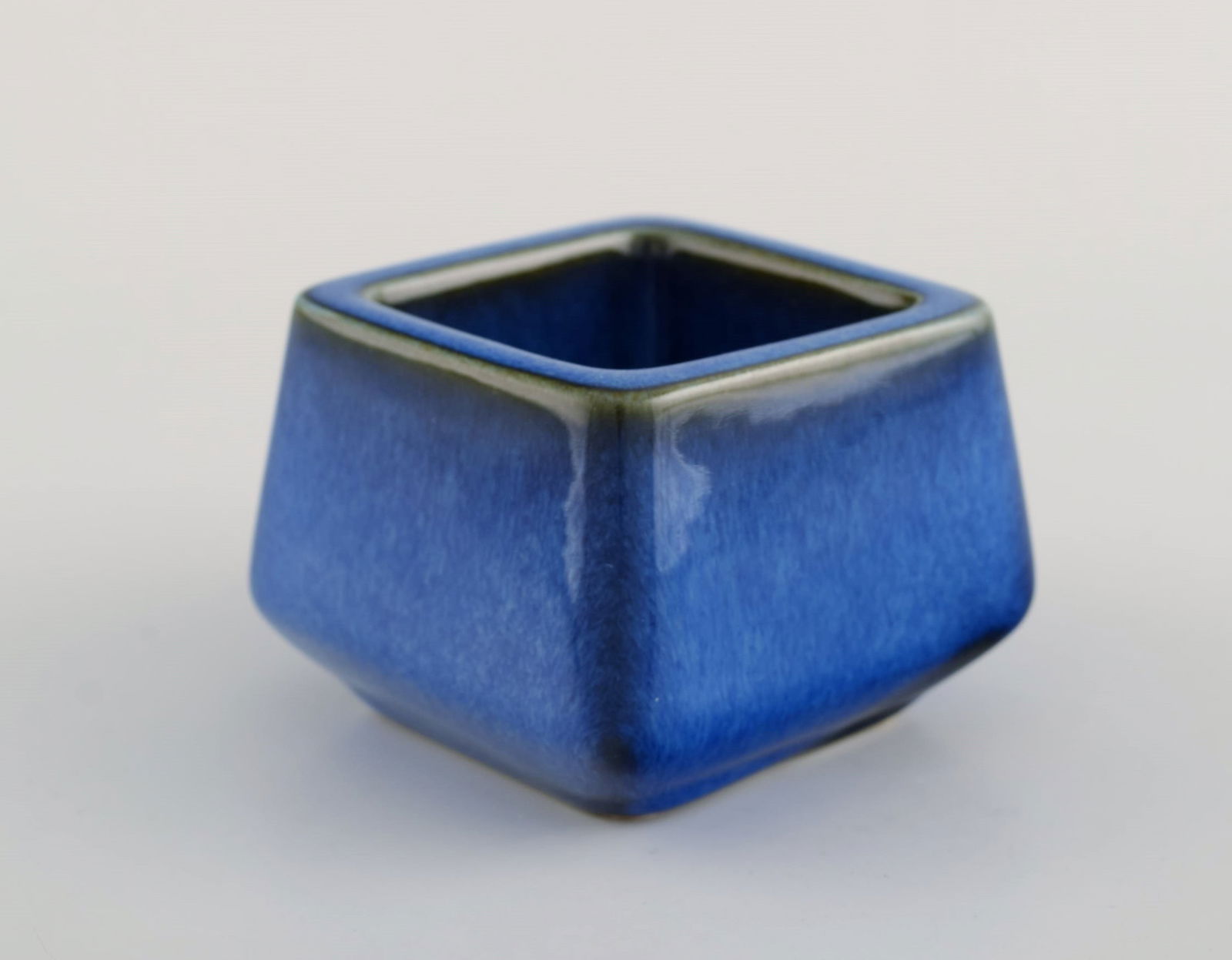 Sven Jonson for Gustavsberg. Lagun vase and bowl in glazed stoneware. Beautiful glaze in shades of - 6